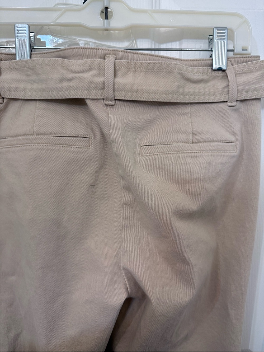 Ann Taylor Straight Leg Pants in Light Khaki - Picture 3 of 5